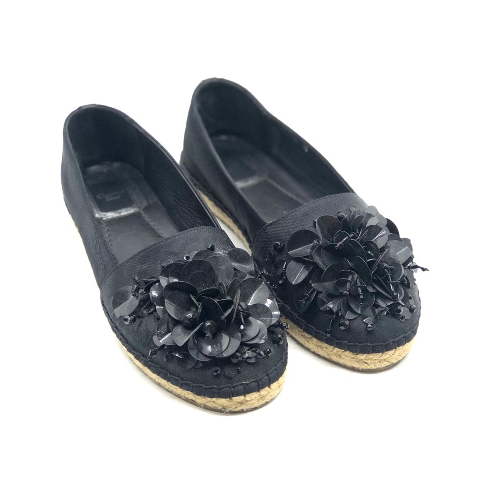 CHRISTIAN DIOR FLOWER ESPADRILLES
